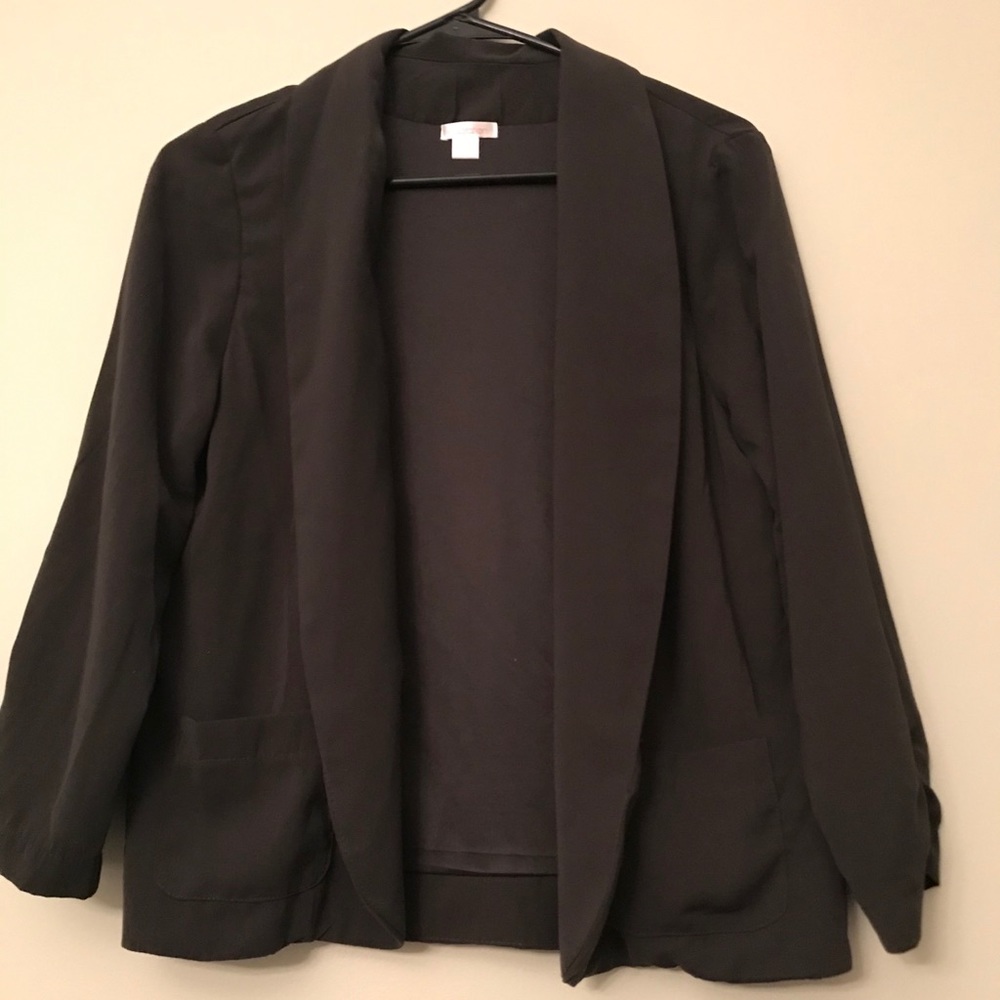 Xhilarations womens 3/4 blazer